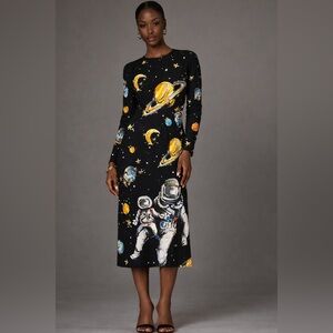 Dolce & Gabbana Space Ship 🚀 Elegant Black Dress